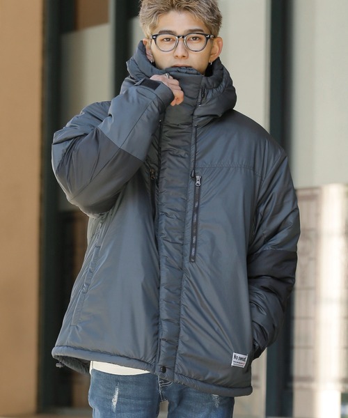 ADMIX/ATELIER SAB MEN（アドミックスアトリエサブメン）の「【Nosweat.×ADMIX/ATELIER SAB MEN】コラボ マイクロファイバー 中綿 ／ マウンテン ブルゾン（ダウンジャケット/コート・メンズ・ブラック/チャコールグレー/ベージュ/カーキ/ネイビー・48/50/52）」の3枚目の写真