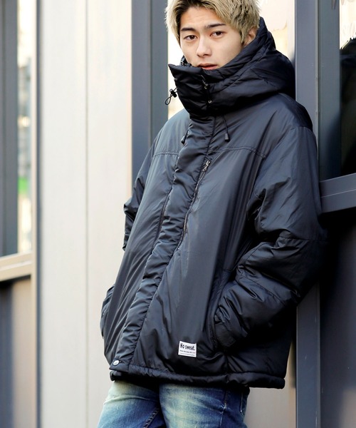 ADMIX/ATELIER SAB MEN（アドミックスアトリエサブメン）の「【Nosweat.×ADMIX/ATELIER SAB MEN】コラボ マイクロファイバー 中綿 ／ マウンテン ブルゾン（ダウンジャケット/コート・メンズ・ブラック/チャコールグレー/ベージュ/カーキ/ネイビー・48/50/52）」の2枚目の写真