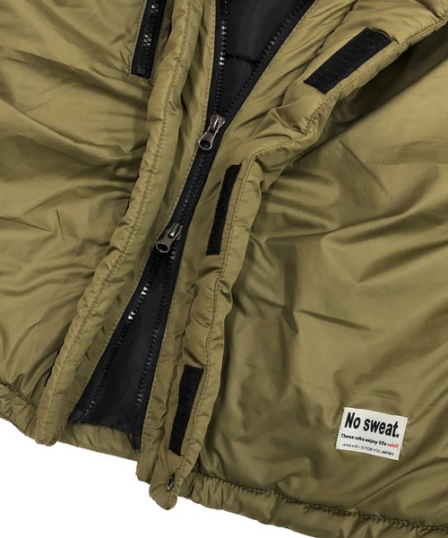 ADMIX/ATELIER SAB MEN（アドミックスアトリエサブメン）の「【Nosweat.×ADMIX/ATELIER SAB MEN】コラボ マイクロファイバー 中綿 ／ マウンテン ブルゾン（ダウンジャケット/コート・メンズ・ブラック/チャコールグレー/ベージュ/カーキ/ネイビー・48/50/52）」の13枚目の写真