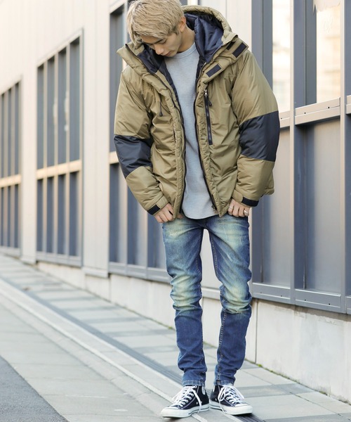 ADMIX/ATELIER SAB MEN（アドミックスアトリエサブメン）の「【Nosweat.×ADMIX/ATELIER SAB MEN】コラボ マイクロファイバー 中綿 ／ マウンテン ブルゾン（ダウンジャケット/コート・メンズ・ブラック/チャコールグレー/ベージュ/カーキ/ネイビー・48/50/52）」の20枚目の写真