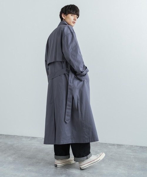 オト ロージーモンスター ノーカラーマルスカラップトレンチコート