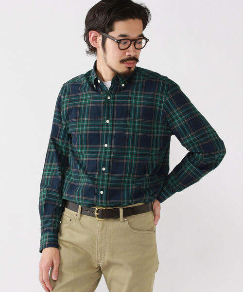 BEAMS PLUS（ビームスプラス）の「BEAMS PLUS / インディアン マドラスチェック ボタンダウン シャツ（シャツ/ブラウス・メンズ・レッド/その他/ネイビー/グリーン・LARGE/SMALL/MEDIUM/X-LARGE/X-SMALL）」の20枚目の写真
