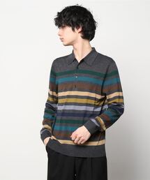 Paul Smith（ポールスミス）の「マルチボーダー ニットポロ