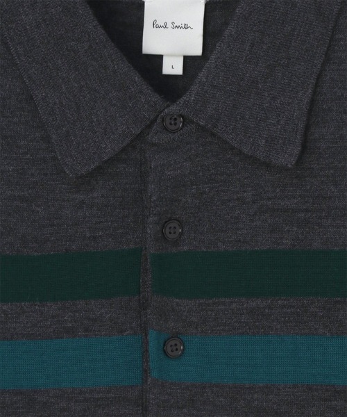Paul Smith（ポールスミス）の「マルチボーダー ニットポロ