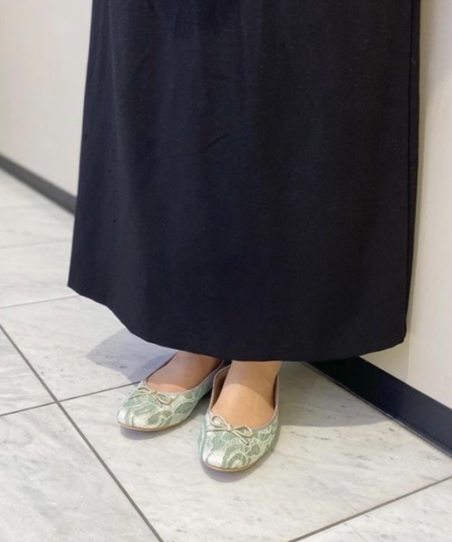 JELLY BEANS（ジェリービーンズ）の「ラウンドトゥバレーシューズ(210-50334)JELLY BEANS(ジェリービーンズ)（バレエシューズ・レディース・ブラック系その他/グレイッシュベージュ/マルチ/ブラック・23/24/23.5/22.5/24.5）」の11枚目の写真