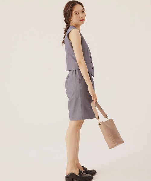 RANDEBOO（ランデブー）の「Bermuda set pants（その他パンツ・レディース・ベージュ/グレー・FREE）」の8枚目の写真