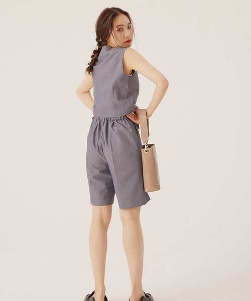 RANDEBOO（ランデブー）の「Bermuda set pants（その他パンツ・レディース・ベージュ/グレー・FREE）」の6枚目の写真