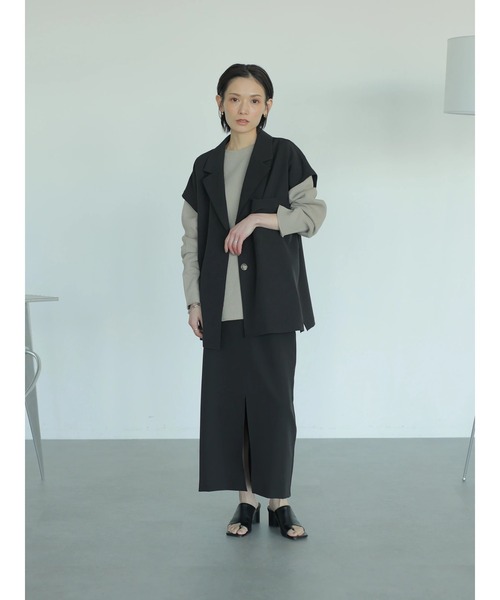 rem closet(レムクローゼット)の「ラゲットリブプルオーバー(Tシャツ/カットソー・レディース・アイボリー/グレイッシュベージュ・FREE)」の10枚目の写真