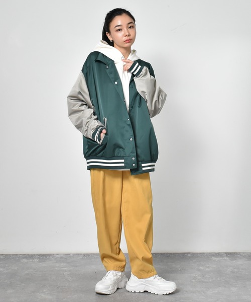 Starting Over（スターティングオーバー）の「サテンスタジャン（スタジャン・メンズ・レッド/ブラック/グリーン・M/XL/L）」の7枚目の写真