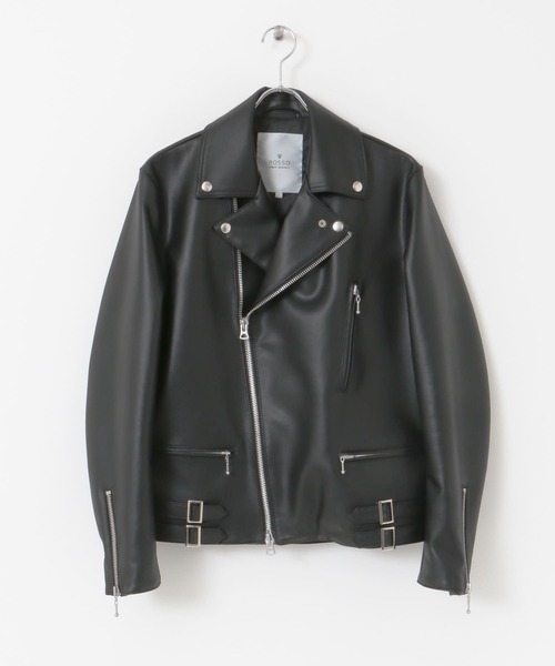 URBAN RESEARCH ROSSO MEN（アーバンリサーチロッソメン）の「『XLサイズあり』フェイクレザーダブルライダースジャケット（ライダースジャケット・メンズ・ブラック・X-LARGE/MEDIUM/LARGE）」の20枚目の写真