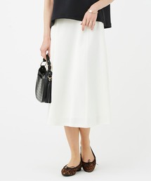 KASHIYAMA | リネンライクポリストレッチフレアスカート(スカート)
