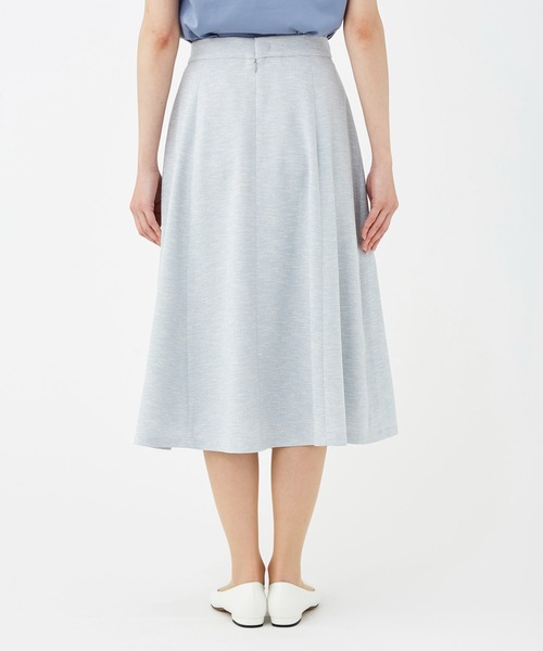 KASHIYAMA（カシヤマ）の「リネンライクポリストレッチフレアスカート（スカート・レディース・ホワイト/ナチュラル/サックスブルー・マルチサイズ）」の18枚目の写真