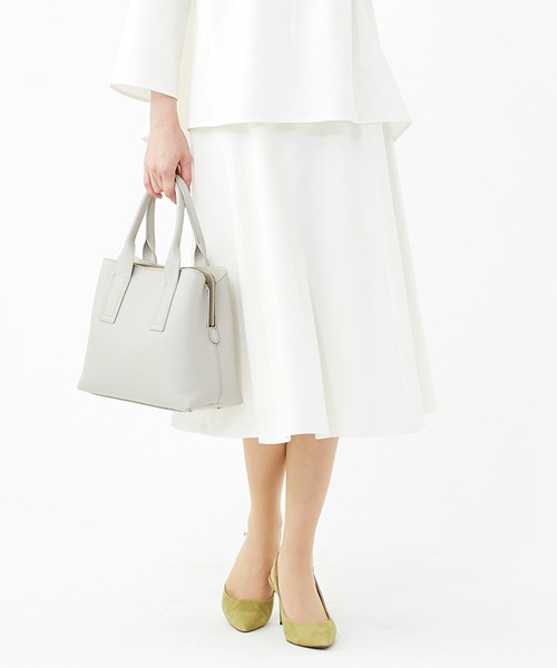 KASHIYAMA（カシヤマ）の「リネンライクポリストレッチフレアスカート（スカート・レディース・ホワイト/ナチュラル/サックスブルー・マルチサイズ）」の20枚目の写真