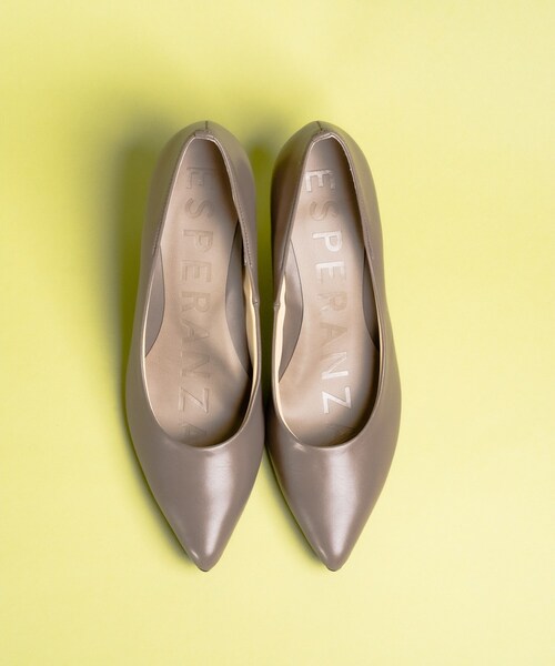 ESPERANZA（エスペランサ）の「◆高評価レビュー！【日本製／疲れにくい／歩きやすい／7.5cmヒール／サイズ豊富】 12時間パンプス　Neo（ヒールプレーンタイプ）（パンプス・レディース・ブラック/ベージュ/こしょう色系・23.5cm/22.0cm/24.0cm/23.0cm/25.0cm/22.5cm/24.5cm/21.5cm）」の6枚目の写真