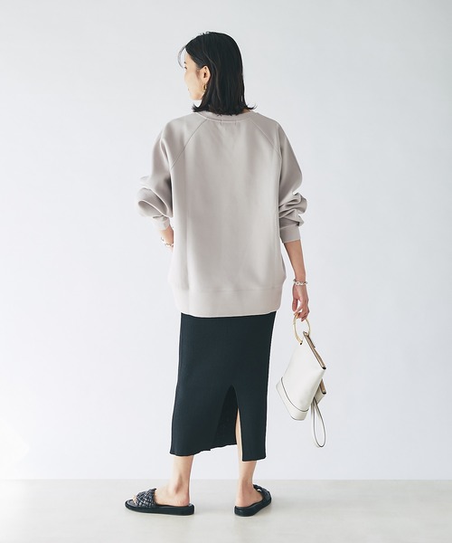 RIVE DROITE(リヴドロワ)の「ダンボールオーバーカットソー(スウェット・レディース・ベージュ/グレイッシュベージュ/グリーン・FREE)」の19枚目の写真