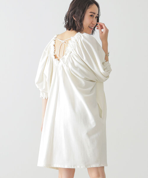 Oud ミニワンピース 52 26 1136 540 を購入できます Beams ギャザー ミニワンピース ワンピース