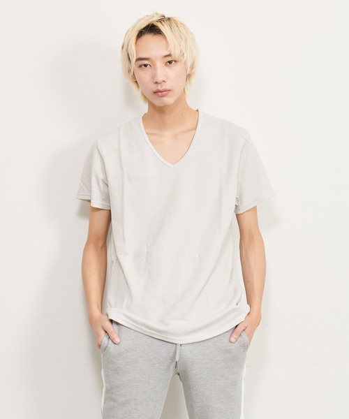 HOTFAB/ホットファブ メンズ 半袖インナー Vネックシャツ
