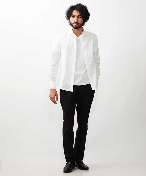MICHEL KLEIN HOMME (ミッシェルクランオム)の「ベーシックホワイトシャツ(シャツ/ブラウス・メンズ・ホワイト/ライトグレー・MEDIUM/LARGE/X-LARGE)」の16枚目の写真