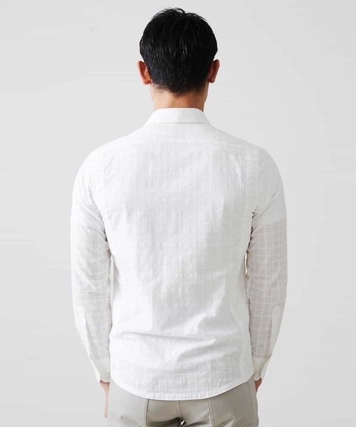 MICHEL KLEIN HOMME (ミッシェルクランオム)の「ベーシックホワイトシャツ(シャツ/ブラウス・メンズ・ホワイト/ライトグレー・MEDIUM/LARGE/X-LARGE)」の8枚目の写真
