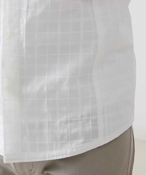 MICHEL KLEIN HOMME (ミッシェルクランオム)の「ベーシックホワイトシャツ(シャツ/ブラウス・メンズ・ホワイト/ライトグレー・MEDIUM/LARGE/X-LARGE)」の11枚目の写真