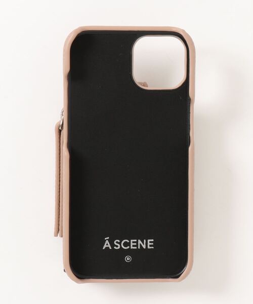 ROSE BUD（ローズバッド）の「(ASCENE)カードケース付iPhoneケース（スマホケース/カバー・レディース・ベージュ/ブラック・ 12/13）」の3枚目の写真