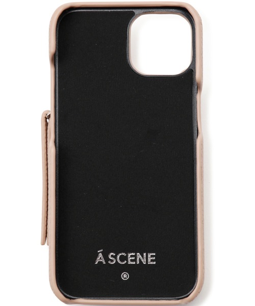 ROSE BUD（ローズバッド）の「(ASCENE)カードケース付iPhoneケース（スマホケース/カバー・レディース・ベージュ/ブラック・ 12/13）」の5枚目の写真