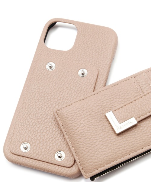 ROSE BUD（ローズバッド）の「(ASCENE)カードケース付iPhoneケース（スマホケース/カバー・レディース・ベージュ/ブラック・ 12/13）」の10枚目の写真