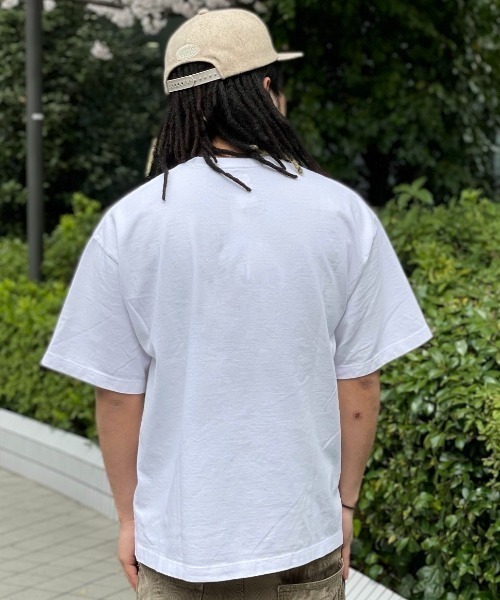 LOS ANGELES APPAREL（ロサンゼルスアパレル）の「Los Angeles Apparel LIMITED EDITION/ロサンゼルスアパレル リミテッド エディション/Mens 2 Ply SS TEE（Tシャツ/カットソー・メンズ・ホワイト/ブラック/ブルーグレー・SMALL/MEDIUM/LARGE）」の7枚目の写真