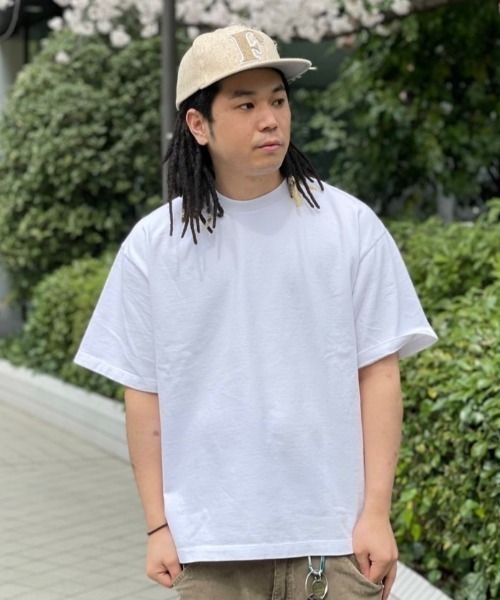 LOS ANGELES APPAREL（ロサンゼルスアパレル）の「Los Angeles Apparel LIMITED EDITION/ロサンゼルスアパレル リミテッド エディション/Mens 2 Ply SS TEE（Tシャツ/カットソー・メンズ・ホワイト/ブラック/ブルーグレー・SMALL/MEDIUM/LARGE）」の10枚目の写真