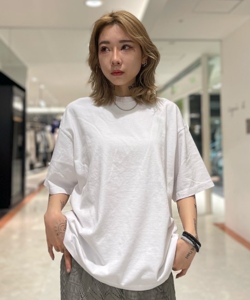 LOS ANGELES APPAREL（ロサンゼルスアパレル）の「Los Angeles Apparel LIMITED EDITION/ロサンゼルスアパレル リミテッド エディション/Mens 2 Ply SS TEE（Tシャツ/カットソー・メンズ・ホワイト/ブラック/ブルーグレー・SMALL/MEDIUM/LARGE）」の17枚目の写真