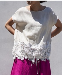 BEARDSLEY | 裾レースブラウス(シャツ/ブラウス)