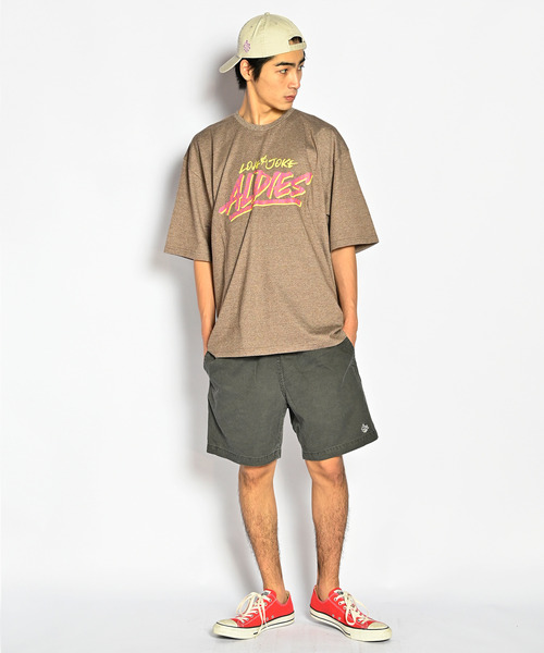 ALDIES(アールディーズ)の「Break Big T / ブレイクビッグT(Tシャツ/カットソー・メンズ・ブラック/ブラウン/ピンク/マルチ・FREE)」の3枚目の写真