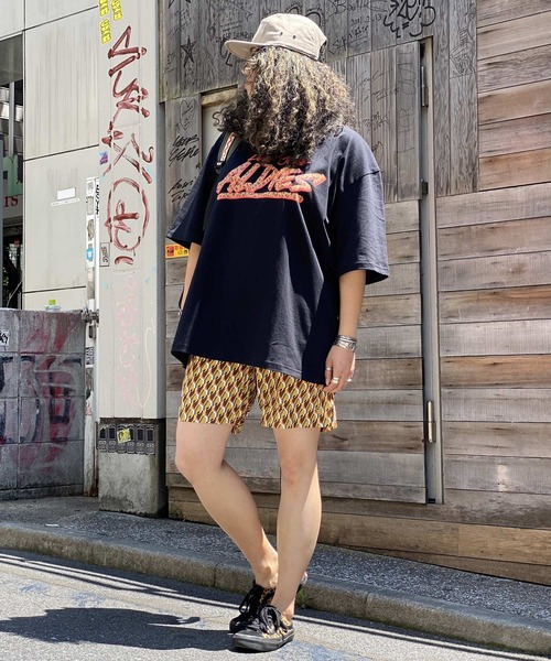 ALDIES(アールディーズ)の「Break Big T / ブレイクビッグT(Tシャツ/カットソー・メンズ・ブラック/ブラウン/ピンク/マルチ・FREE)」の11枚目の写真