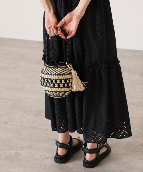 VERMEIL par iena（ヴェルメイユパーイエナ）の「【MAISON N.H PARIS/メゾンエヌアッシュパリ】SHIMILA（かごバッグ・レディース・ベージュ・FREE）」の5枚目の写真