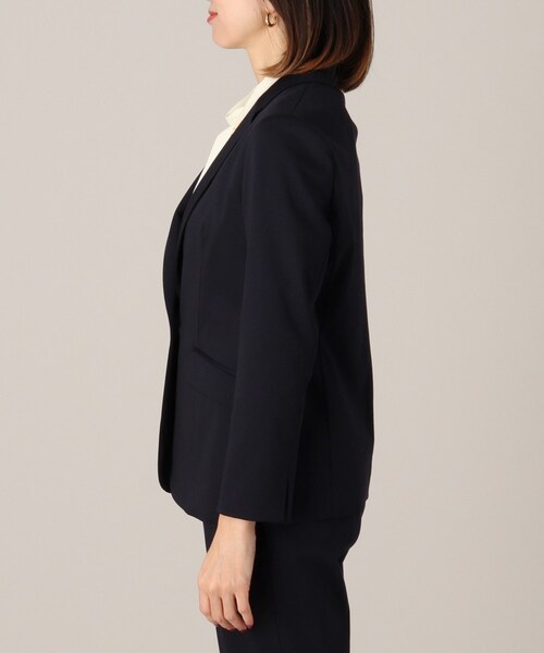 UNTITLED（アンタイトル）の「◆【接触冷感】ストレッチ テーラードジャケット（テーラードジャケット・レディース・ブラック/ダークネイビー/グレー・44/42/00/04/01/02/03/48）」の6枚目の写真