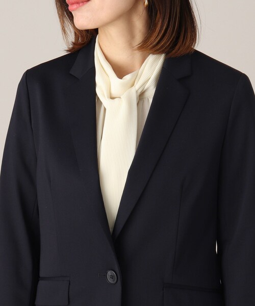 UNTITLED（アンタイトル）の「◆【接触冷感】ストレッチ テーラードジャケット（テーラードジャケット・レディース・ブラック/ダークネイビー/グレー・44/42/00/04/01/02/03/48）」の8枚目の写真