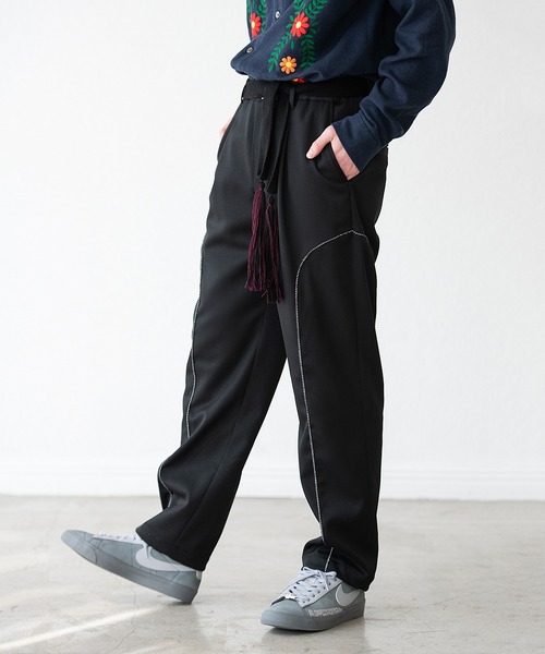 DISCOVERED(ディスカバード)の「DISCOVERED ディスカバード / WESTERN SLACKS PANTS ウエスタンスラックスパンツ / DC-AW22-PT-03(チノパンツ・メンズ・カーキ/ブラック・1/3)」の19枚目の写真