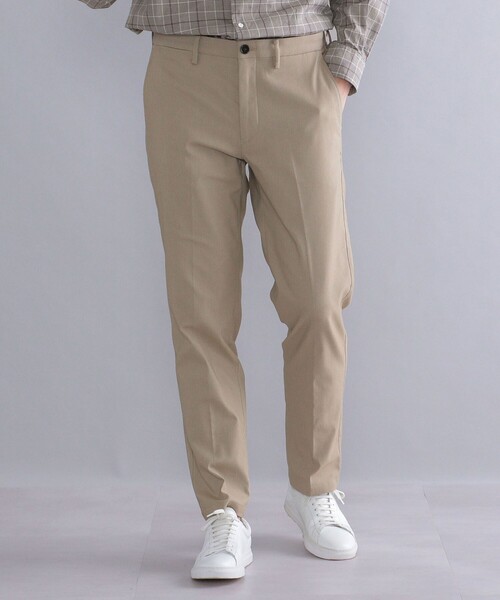 SHIPS（シップス）の「SHIPS:〈ストレッチ〉ウオーム ブラッシュド ノープリーツ パンツ（チノパンツ・メンズ・グレー/オリーブ/カーキ/ダークグレー・34/32/30/31/33/29）」の5枚目の写真