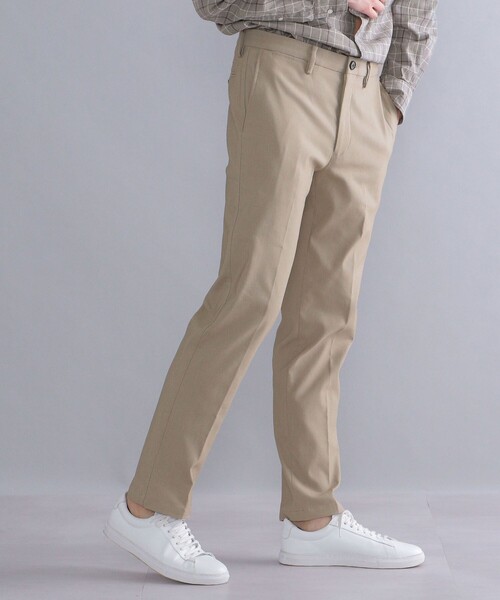SHIPS（シップス）の「SHIPS:〈ストレッチ〉ウオーム ブラッシュド ノープリーツ パンツ（チノパンツ・メンズ・グレー/オリーブ/カーキ/ダークグレー・34/32/30/31/33/29）」の9枚目の写真