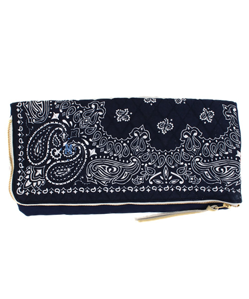 Ray BEAMS（レイビームス）の「MASACA / バンダナ クラッチバッグ（クラッチバッグ・レディース・レッド/ネイビー・ONE SIZE）」の5枚目の写真