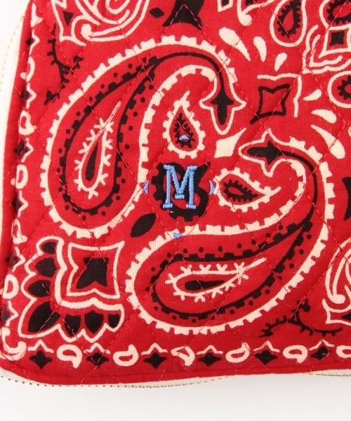Ray BEAMS（レイビームス）の「MASACA / バンダナ クラッチバッグ（クラッチバッグ・レディース・レッド/ネイビー・ONE SIZE）」の8枚目の写真