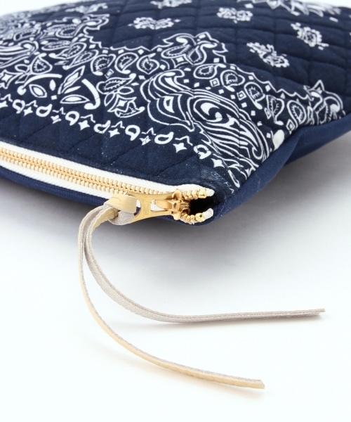 Ray BEAMS（レイビームス）の「MASACA / バンダナ クラッチバッグ（クラッチバッグ・レディース・レッド/ネイビー・ONE SIZE）」の12枚目の写真