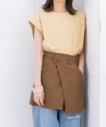 KBF | リメイクラップミニスカート(スカート)