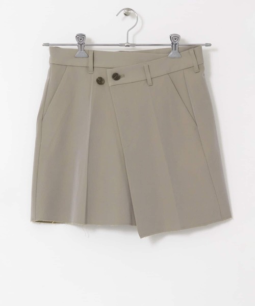 KBF(ケイビーエフ)の「リメイクラップミニスカート(スカート・レディース・グレー/ブラウン・ONE)」の22枚目の写真
