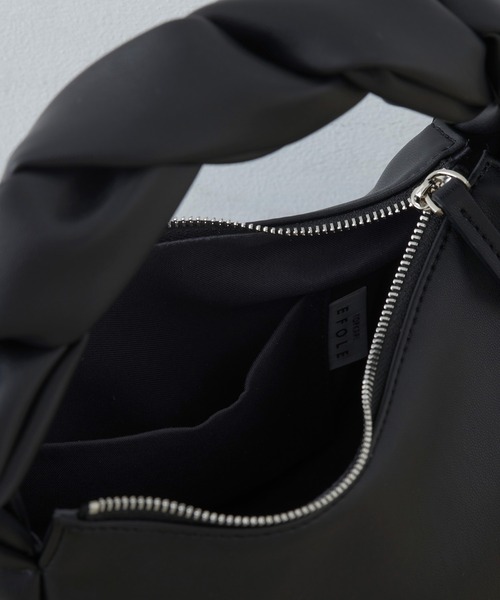 EFOLE(エフォル)の「【EFOLE】ツイストハンドル ミニバッグ(ハンドバッグ・レディース・ホワイト/ブラック・FREE)」の9枚目の写真