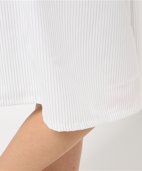 SENSE OF PLACE by URBAN RESEARCH（センスオブプレイスバイアーバンリサーチ）の「ベルト付ストライプガウチョパンツ（その他パンツ・レディース・ネイビー/ホワイト/グレー・36/38）」の12枚目の写真