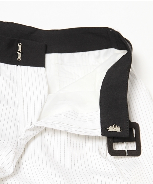 SENSE OF PLACE by URBAN RESEARCH（センスオブプレイスバイアーバンリサーチ）の「ベルト付ストライプガウチョパンツ（その他パンツ・レディース・ネイビー/ホワイト/グレー・36/38）」の13枚目の写真