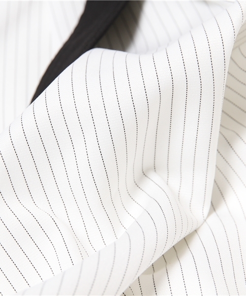 SENSE OF PLACE by URBAN RESEARCH（センスオブプレイスバイアーバンリサーチ）の「ベルト付ストライプガウチョパンツ（その他パンツ・レディース・ネイビー/ホワイト/グレー・36/38）」の14枚目の写真