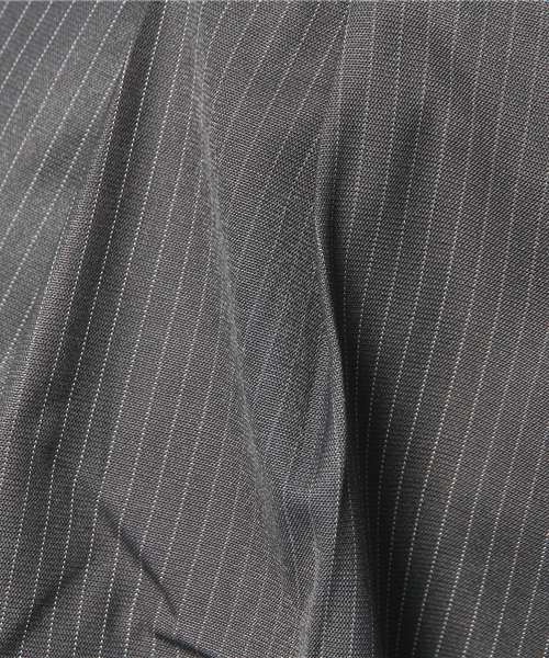 SENSE OF PLACE by URBAN RESEARCH（センスオブプレイスバイアーバンリサーチ）の「ベルト付ストライプガウチョパンツ（その他パンツ・レディース・ネイビー/ホワイト/グレー・36/38）」の7枚目の写真