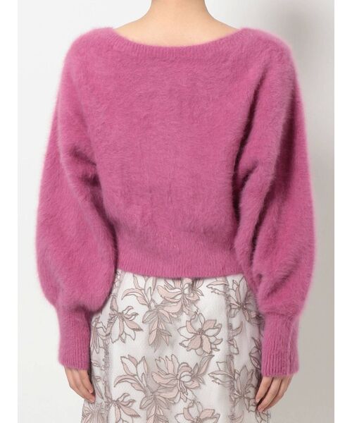 MERCURYDUO（マーキュリーデュオ）の「FOX3WAYニットカーディガン（カーディガン/ボレロ・レディース・ラベンダー/ブルー/ピンク/チャコールグレー・FREE）」の18枚目の写真